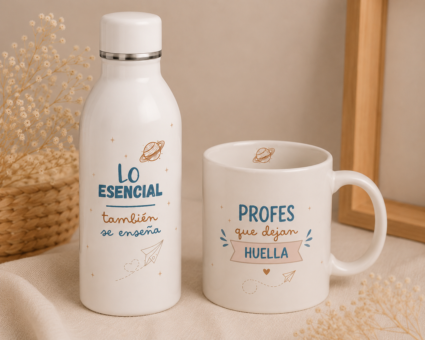Tazas y Botellas personalizadas