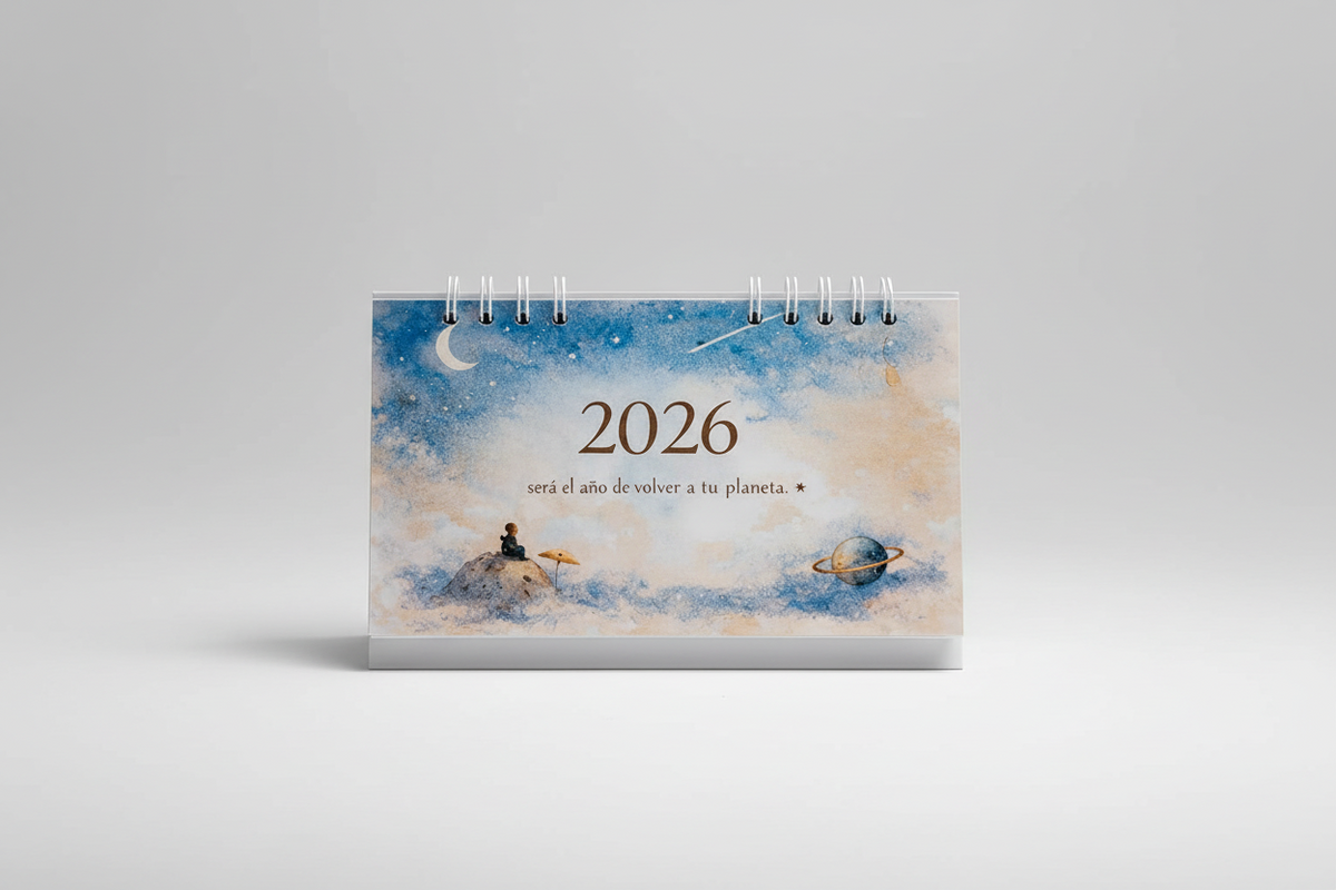 Calendario “este año volverás a tu planeta”