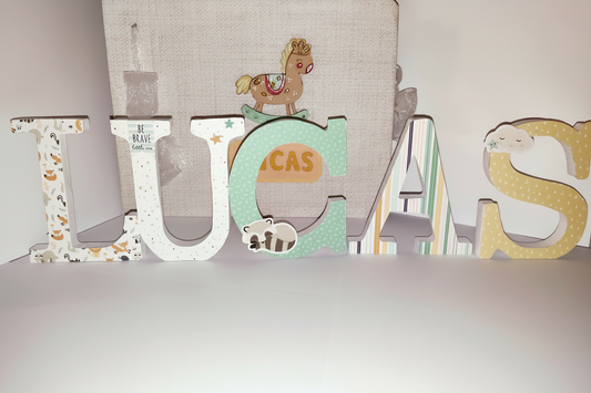 Letras personalizadas