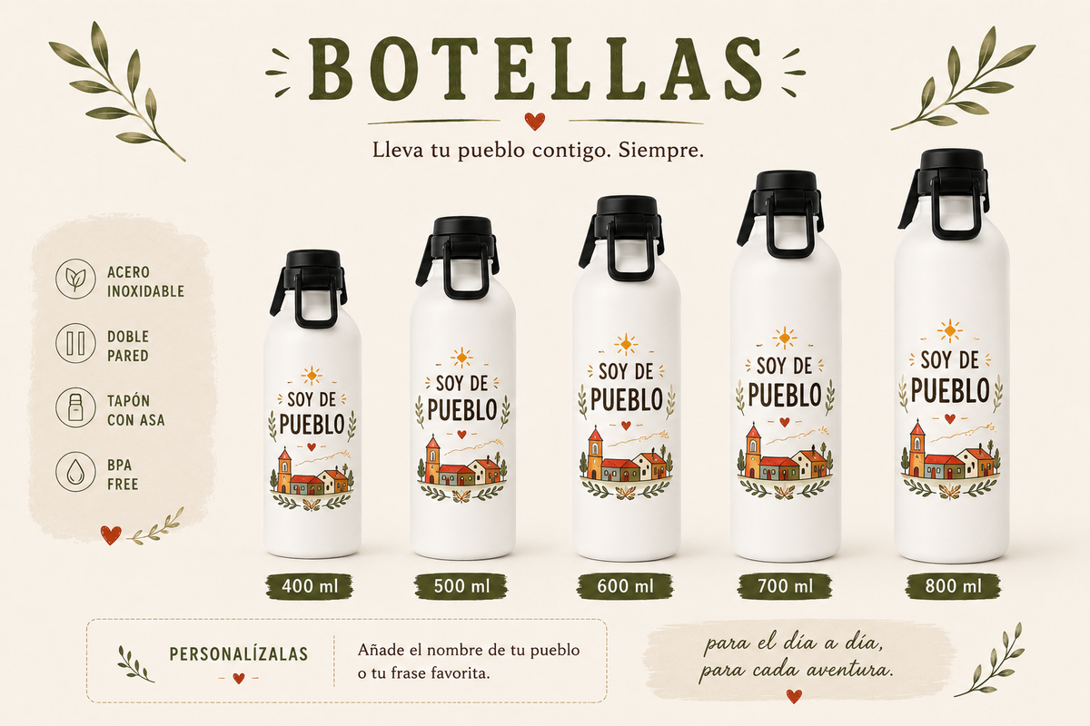 Botella colección raíces