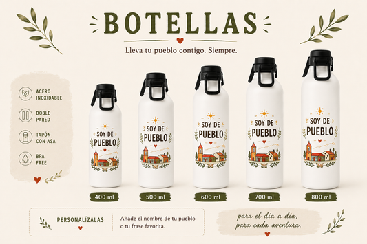 Botella colección raíces