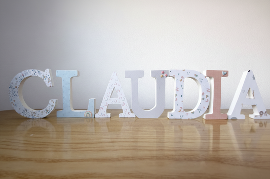 Letras personalizadas