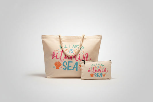 Bolsa de playa y neceser