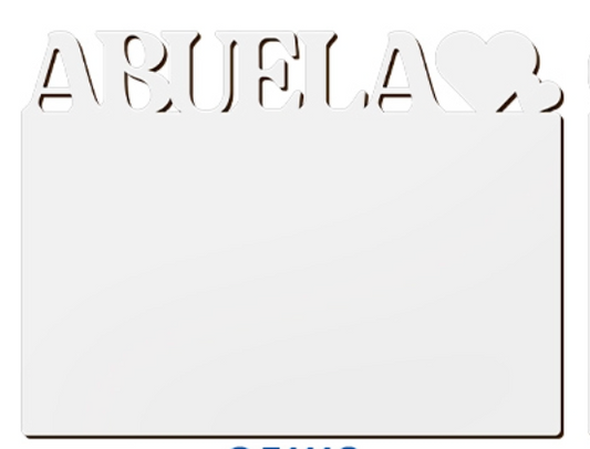 Marcos personalizados para abuelos