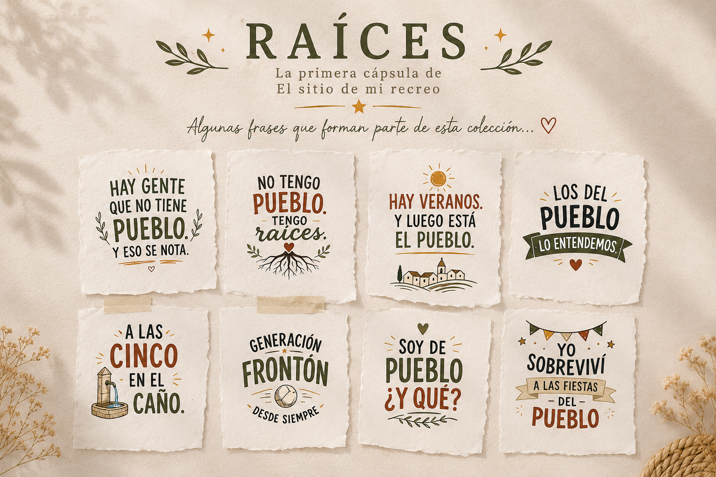 Imanes personalizados Raíces