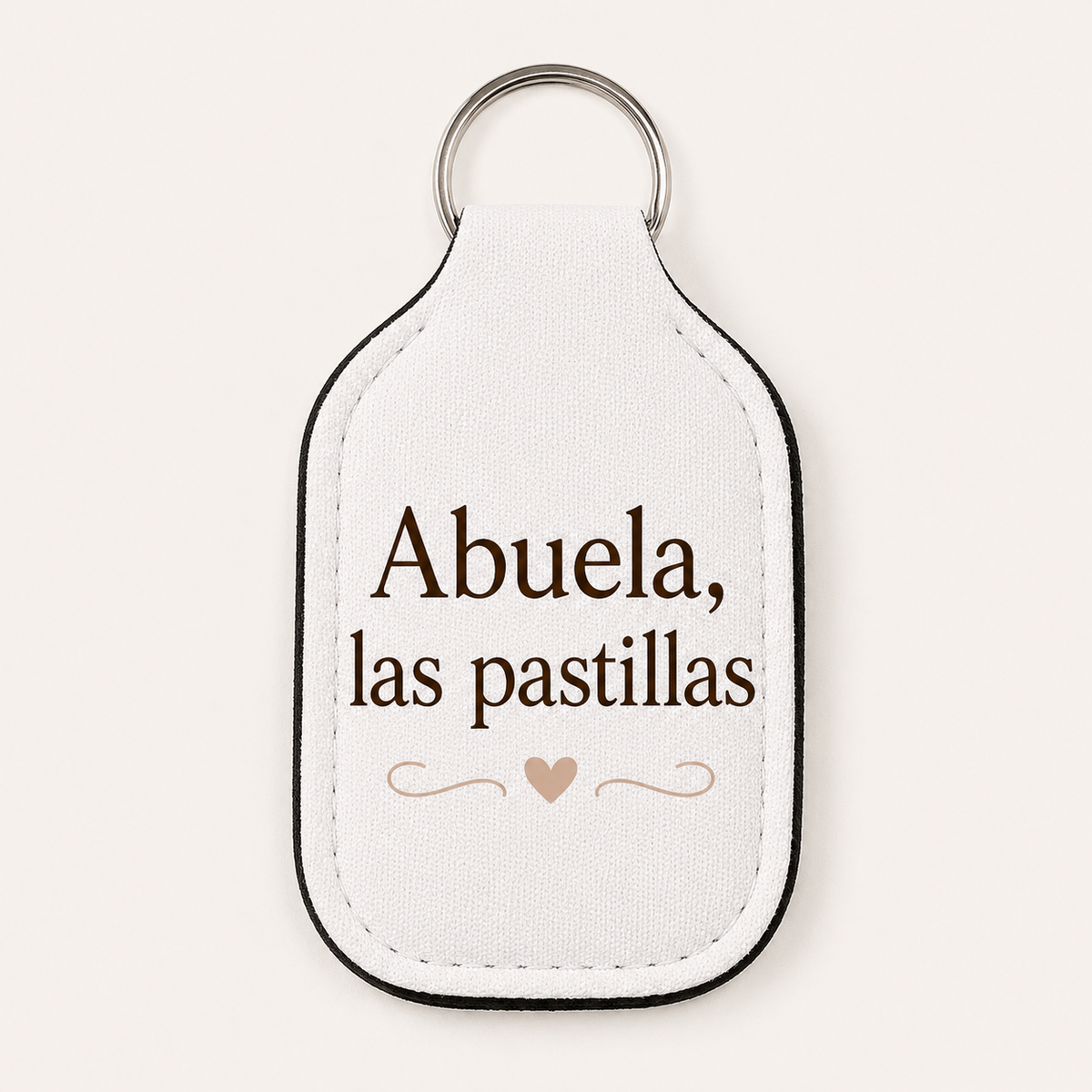 Pastillero llavero personalizado para abuelos