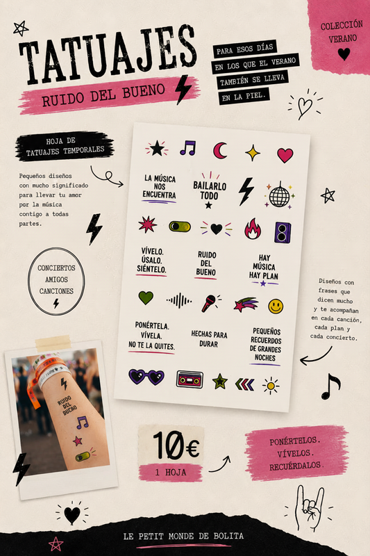 Tatuajes temporales personalizables